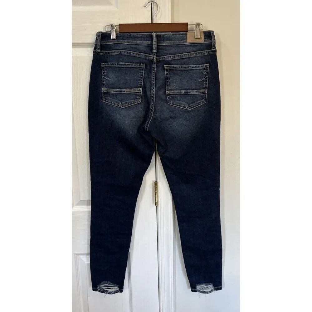 BKE Women's Jeans‎ Sz 27 Gabby Curvy High Rise Denim Distressed